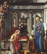 Fra Filippo Lippi The Annunciation   ttt oil painting reproduction